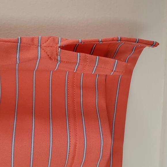 Footjoy Golf Shirt - Triple Pinstripe - Picture 6 of 7